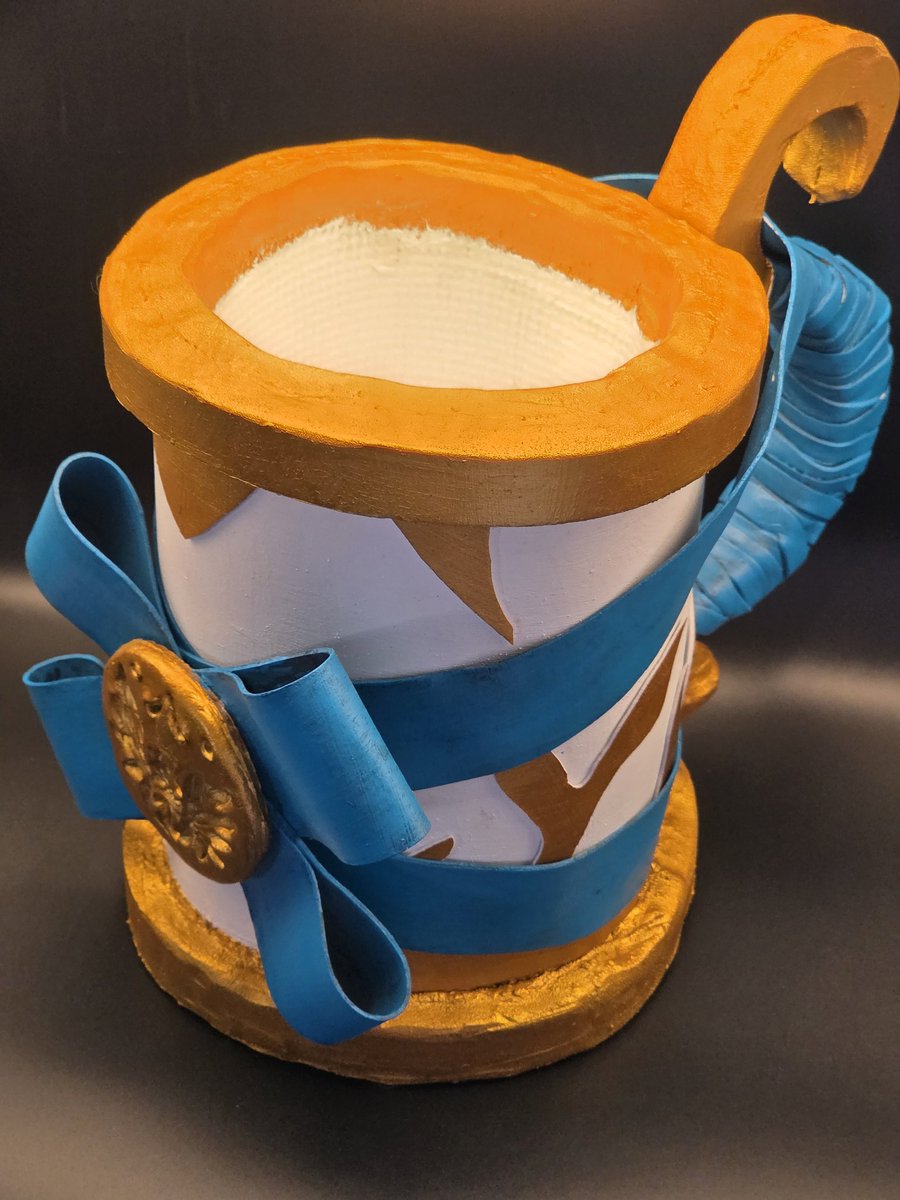 Finally finished! Guilded Phoenix Tankard.