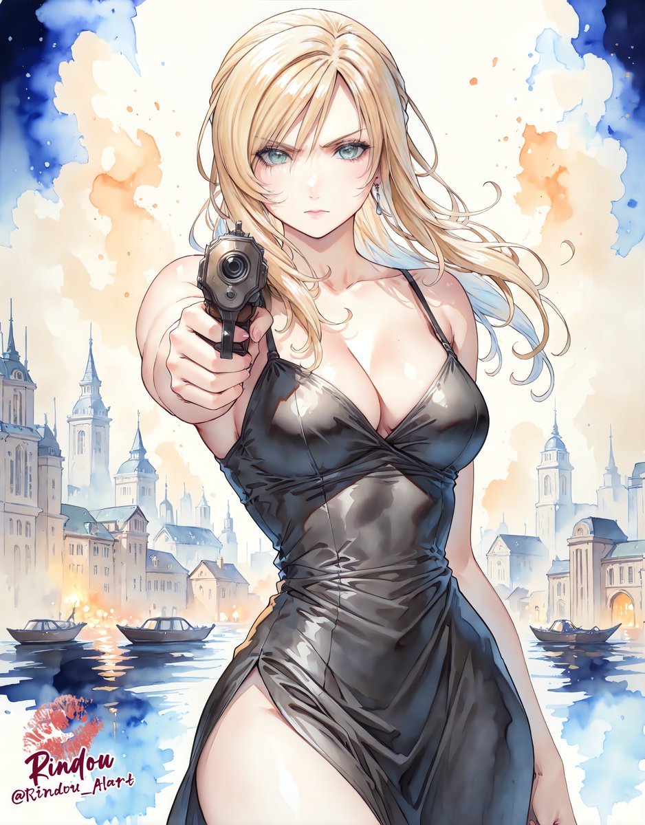 ahl9's tweet image. Aya Brea by Rindou AIart #Square #ParasiteEve