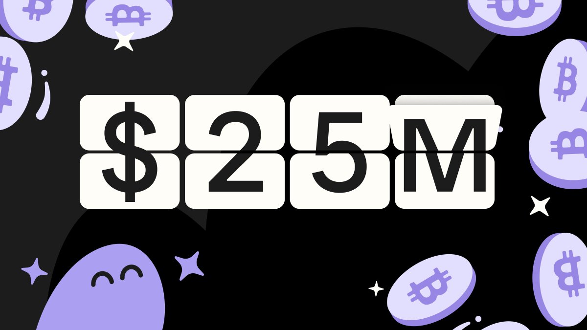 Bitcoin swaps on Phantom just crossed $25M in volume in two months 🎉