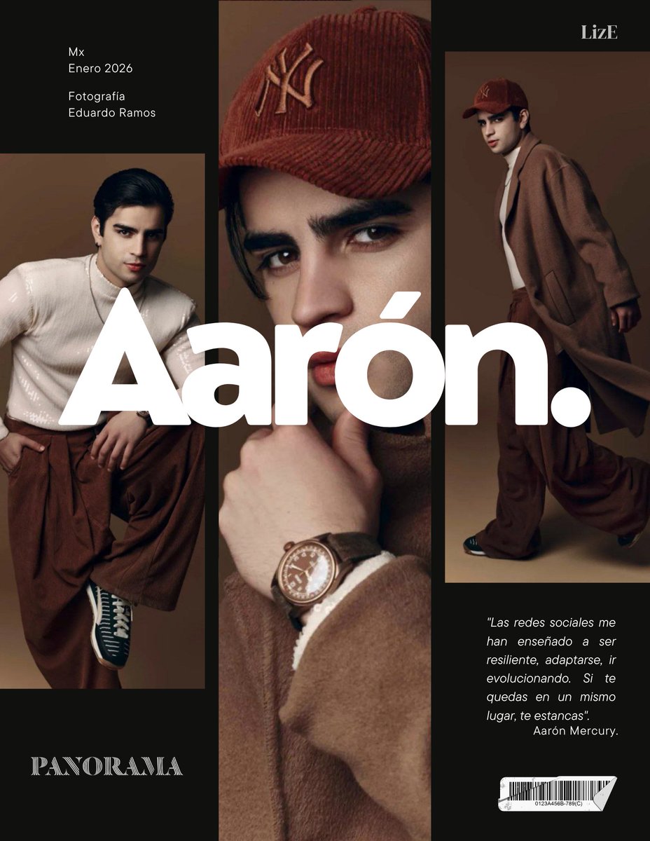 No puedo dejar de ver las imágenes 🤩 Qué orgullo verte crecer y ocupar estos espacios tan importantes

AARON COVER PANORAMA