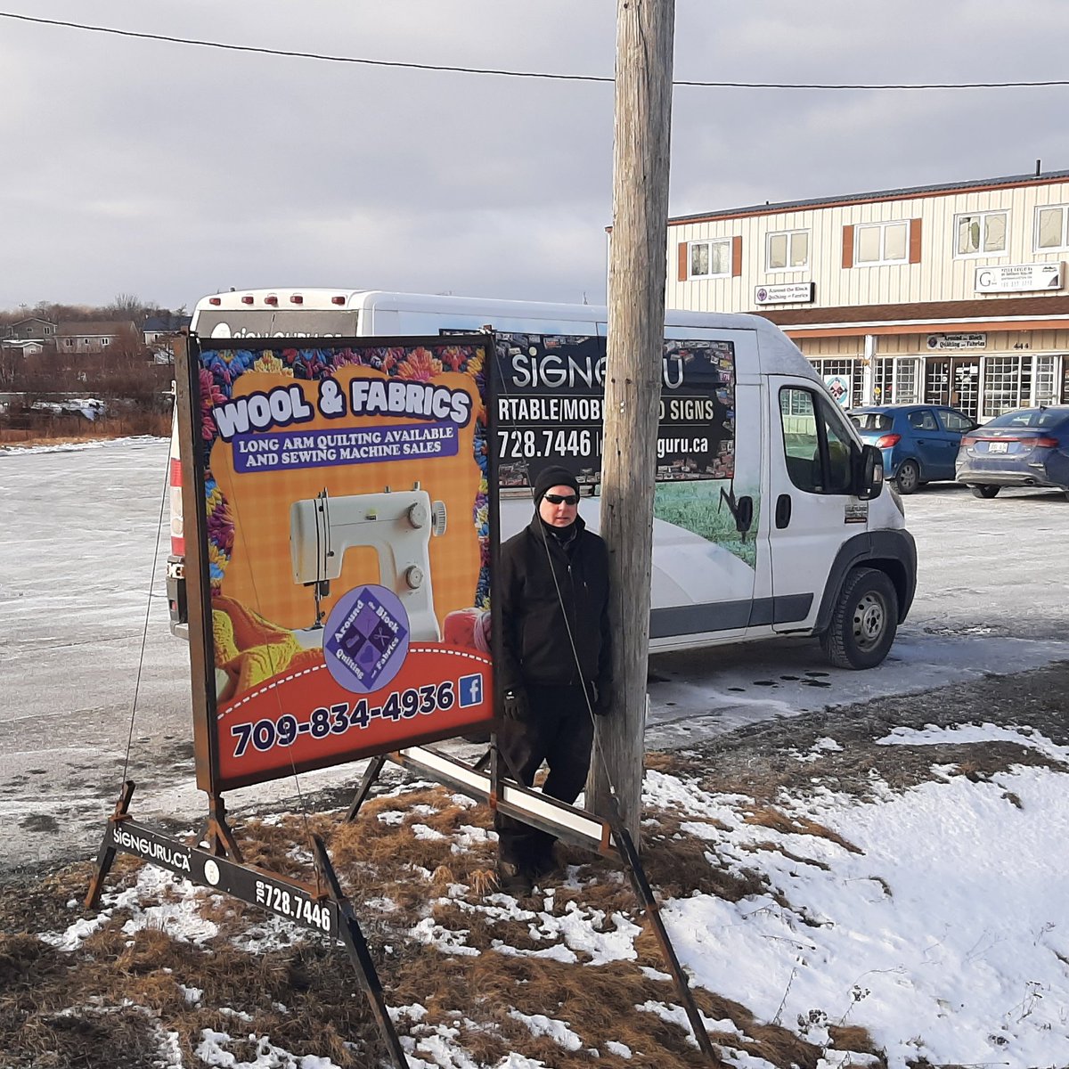 SignGuruNL's tweet image. Whether you're looking for sewing supplies, fabrics or sewing machines, Around The Block Quilting and Fabric Shop has wide range to cater to every quilter.