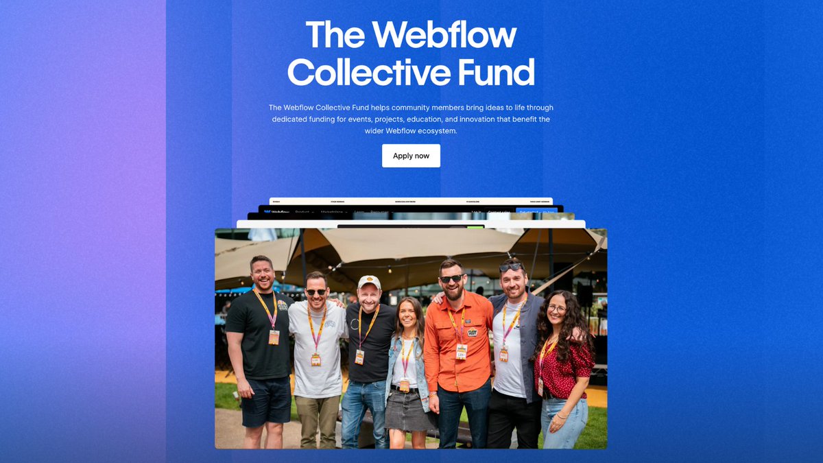 Webflow tweet media