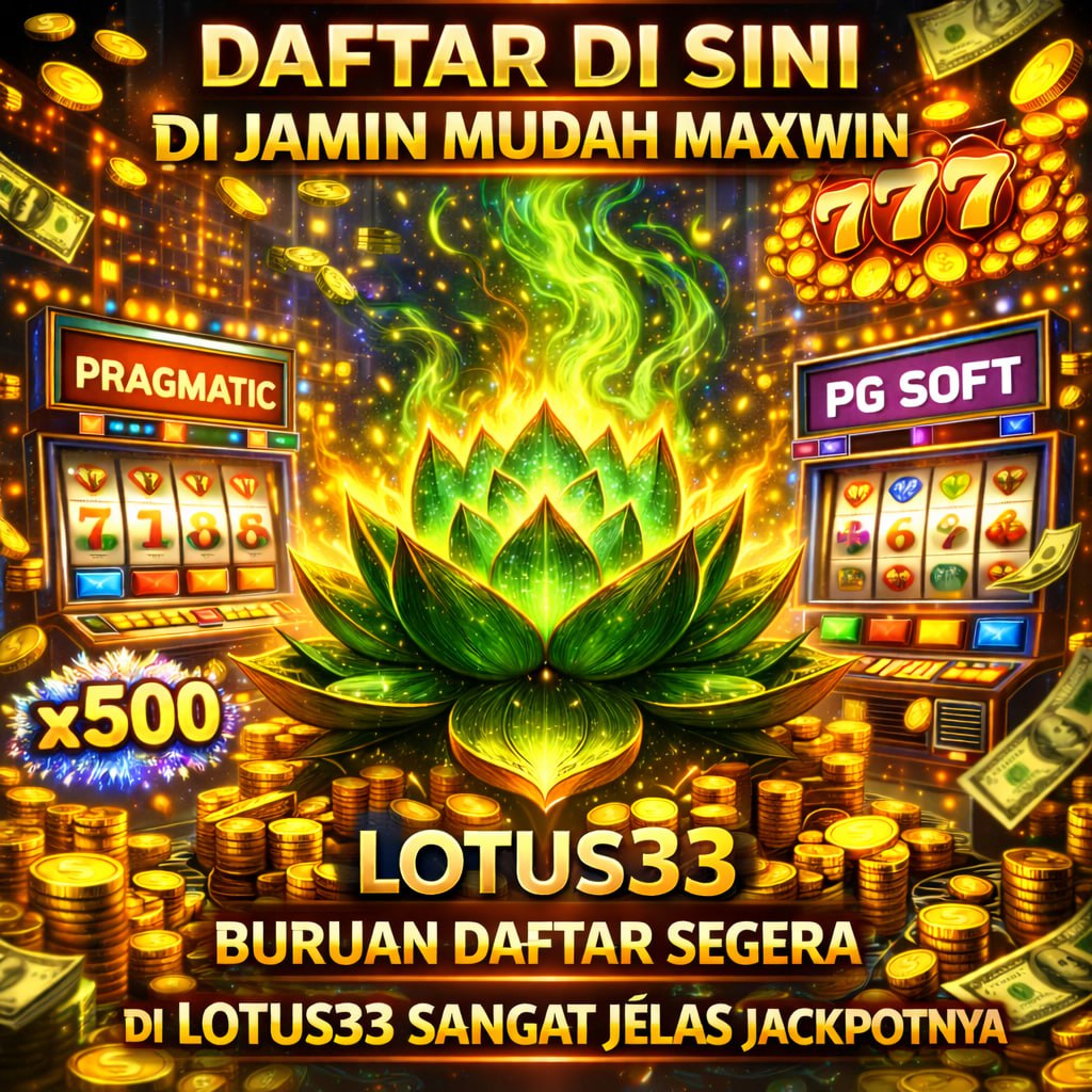 LOTUS33OFFICIAL's tweet photo. DAFTAR DI LOTUS33 SANGAT JELAS JACKPOT NYA 
gabung sekarang juga !
#LOTUS33 https://t.co/kGpJVzfFtT