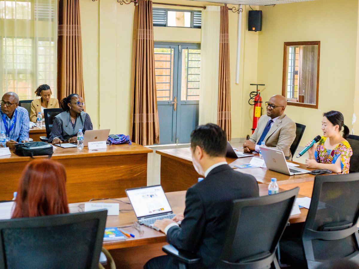 REBRwanda's tweet photo. Today at REB, DG REB @mbanelson chaired 8th Joint Coordination Committee meeting with DDEs and Principals from 16 TTCs,alongside partners @Rwanda_PRISM,@JicainRwanda, and @NESA_Rwanda,to review PRISM Project progress in strengthening practical Math &amp; Science teaching through ICT. https://t.co/EX9ezI6GEj