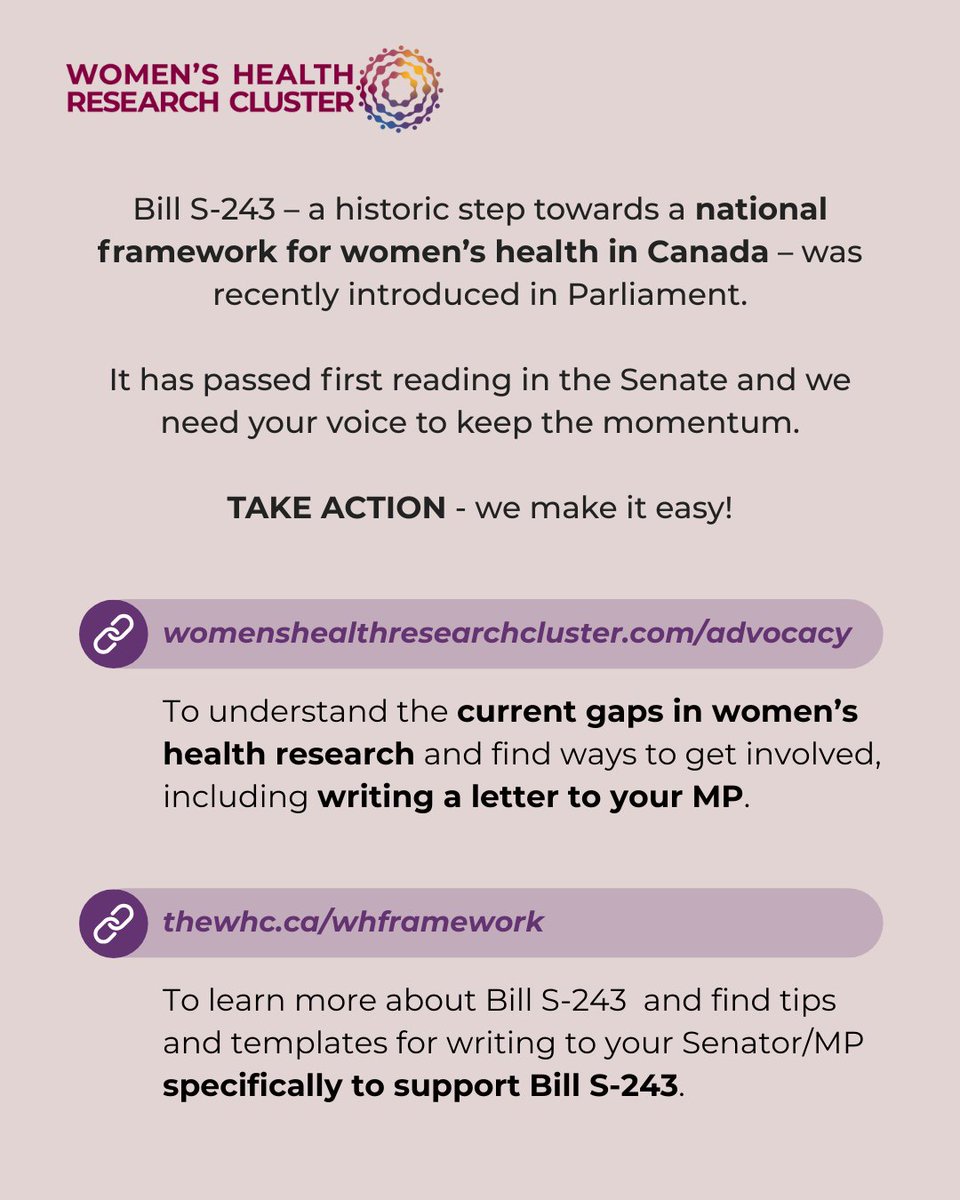 Women's Health Research Cluster tweet media