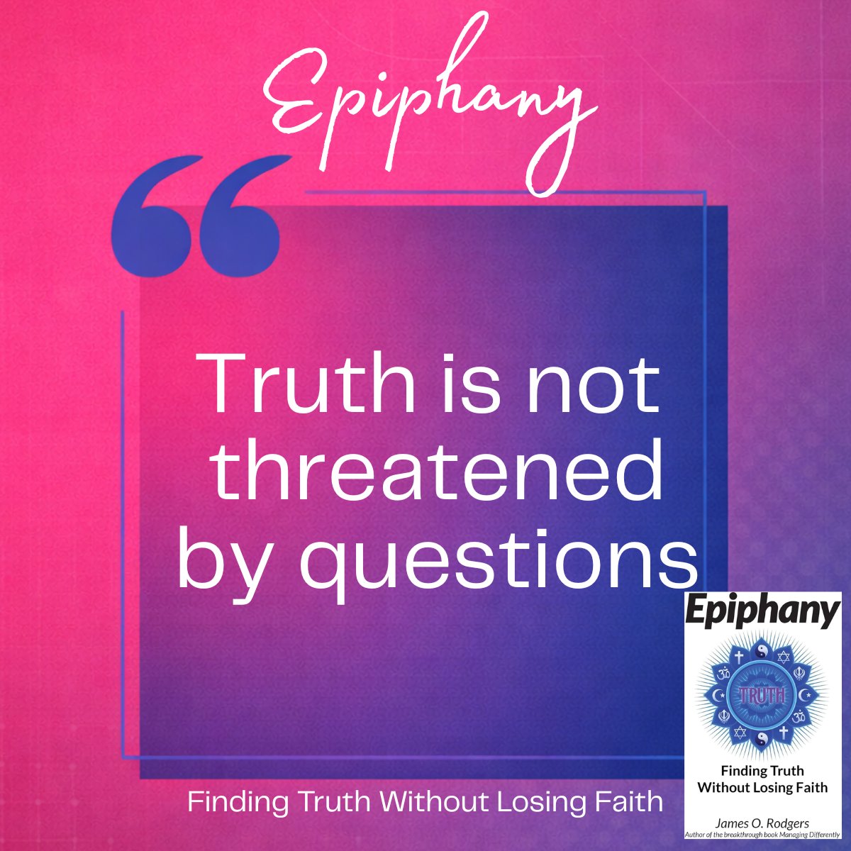 Truth is not threatened by questions.

Avoiding questions doesn’t protect meaning. It protects assumptions.

Takeaway: Better questions produce better clarity.