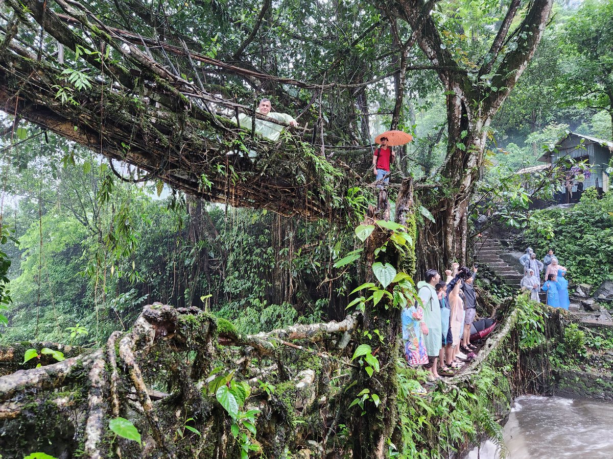 On a vist in 2023 I was amazed by Meghalaya's living root bridges which reflect a harmony between people, nature and spirituality. A heritage grown and now seeking world recognition.