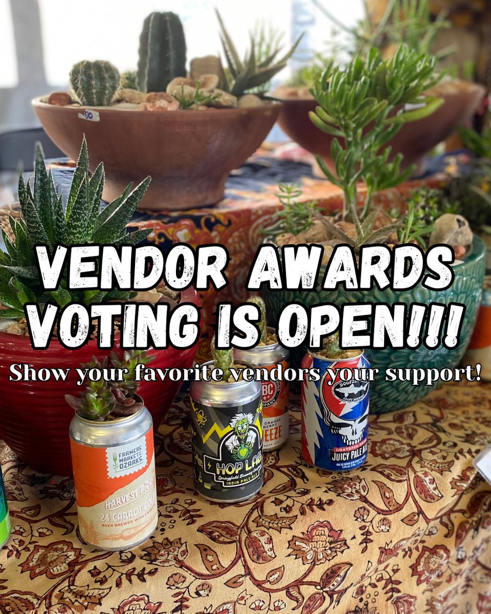 It's time to vote for your favorite FMO vendors! Voting closes February 22nd, and winners will be announced at our Bi-Annual Vendor Meeting on March 10th!

Voting link: docs.google.com/forms/d/e/1FAI…
A full list of our vendors can be found on our website: loveyourfarmer.com/our-vendors.ht…
