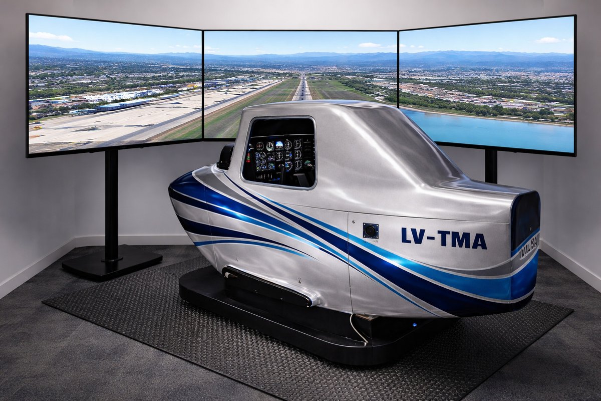 ✈️ Entrenamiento certificable

El TMA-ML1 es un Flight Training Device (FTD) certificado por la <a href="/FAANews/">The FAA ✈️</a>, lo que permite a las escuelas de aviación computar horas de simulación válidas dentro de sus programas de formación.

Más eficiencia.
Más seguridad.
Estándares