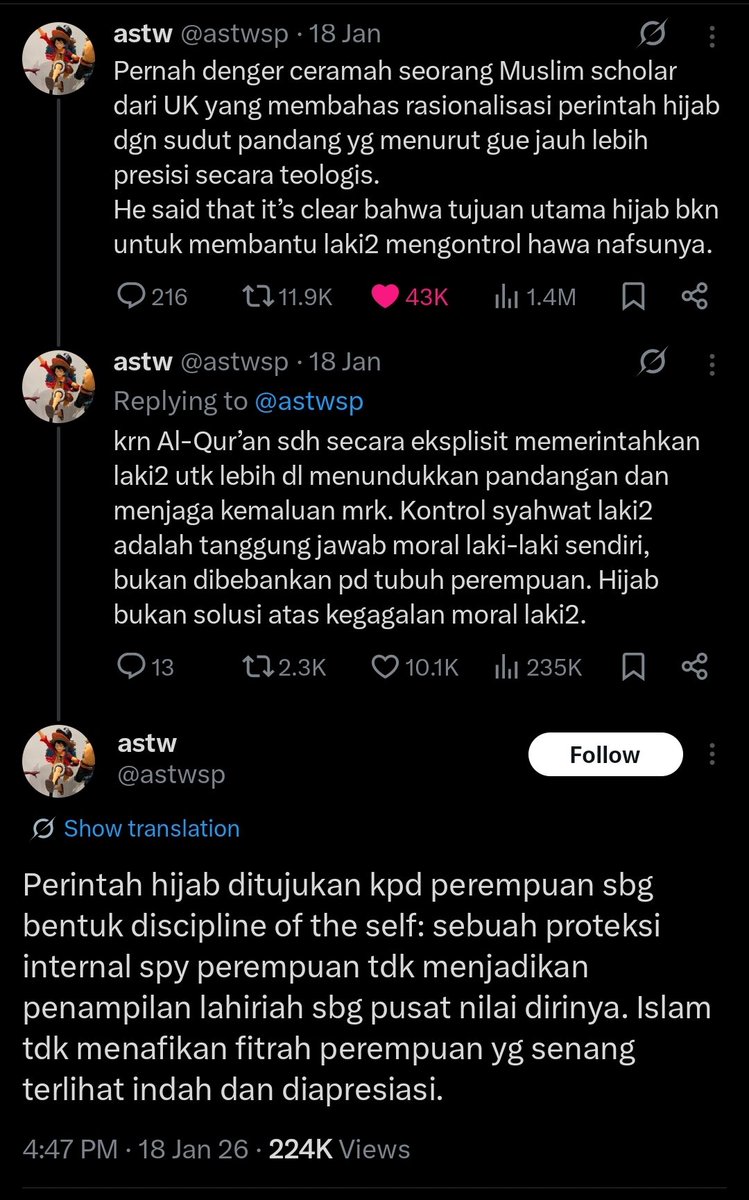 b0g0shipp0's tweet image. Walau tertutup sopan bukan berarti berhijab tapi gue pernah nemu POV soal dirkusus berhijab. Fokus buat muslimah aja yg nyari reason, berhijab no matter ada muslimah lain yg buka hijab atau ga mau berhijab. Semoga niat berhijabnya makin kuat bukan cuma ngejalanin tapi tau ngapain