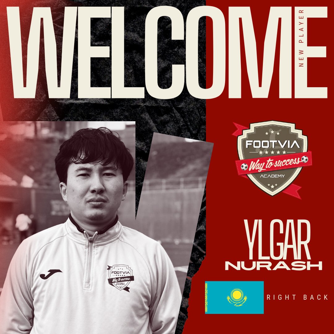 ⚽️ Welcome to Footvia!
Three players from Kazakhstan join us for a 2-week training program:

Kyran (2011) – Striker
Ylgar (2002) – Right Back
Botan (2010) – Midfielder

Let’s get started! 💪⚽️