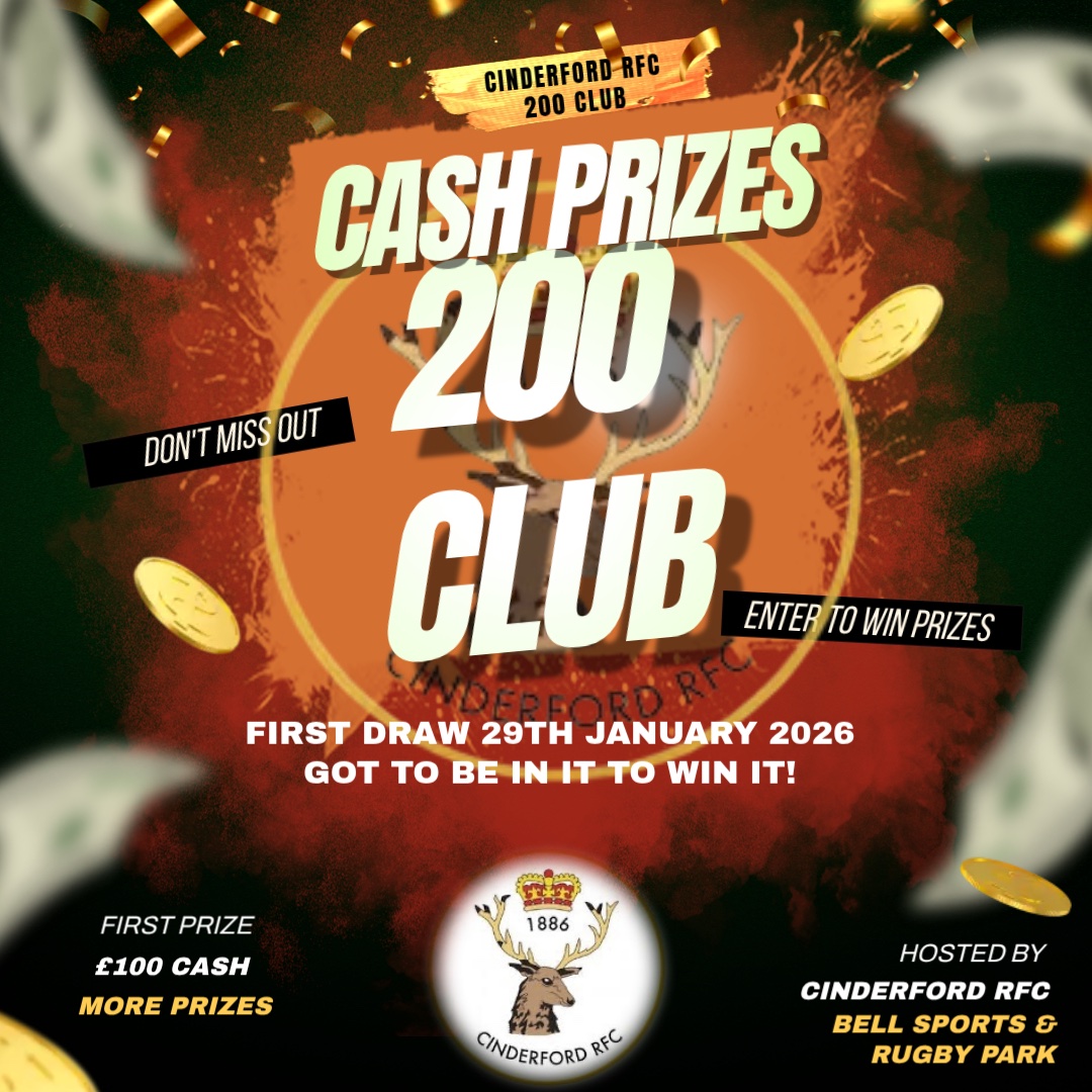 cinderfordrfc's tweet image. 🎉💷 200 CLUB DRAW TONIGHT! 💷🎉

Our first 200 Club draw is 7:30pm at Bell Sports &amp;amp; Rugby Park!

Great cash prizes 💰 + attendance prize 👀 (must be there to win)

Thank you to everyone signed up — you’re supporting our club ❤️

Good luck! 🍀

#WeAreCindy #200Club #InittoWinit