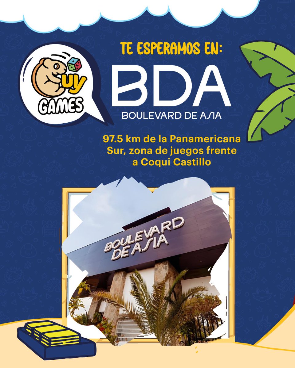 DevirAmericas's tweet image. ¿Buscando el plan perfecto para este verano? ☀️🏆  ¡Desliza y ve lo que se viene! 🇵🇪➡

¡No te quedes fuera de la primera gran jugada del 2026! 🎲🌊

📍 Boulevard de Asia 
🗓️ Domingo 1 de Febrero de 10 am a 6 pm
🎟️ Entrada: es GRATUITO 🥳

#DevirPlay2026 #DevirAmericas
