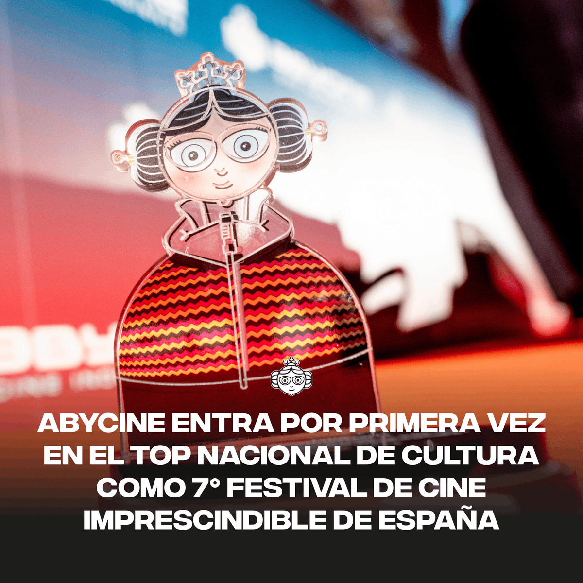 abycine's tweet photo. 🎬 Por primera vez en su historia, Abycine entra en el ranking "Lo Mejor de la Cultura" (7º puesto nacional).

Un reconocimiento que valida décadas de apuesta por el cine independiente y el talento emergente.

Más información: https://t.co/uTtNN8XGGc https://t.co/2umdRBTHbO