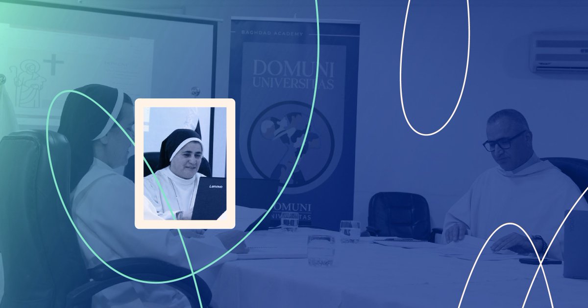 🌍From Baghdad to Domuni Universitas: the inspiring journey of Sister Bushra Hanna, graduate in pastoral theology.
Faith, commitment, and leadership in service of the Church ✨
👉domuni.eu/fr/vie-univers…
#Domuni #Inspiration #Theology