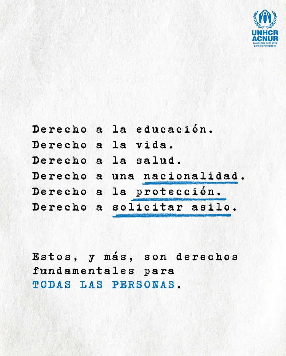 El derecho a vivir en un lugar seguro y a sentirse protegido es un derecho humano.

Defendamos los derechos de los refugiados en todo el mundo.

<a href="/ACNUR_es/">ACNUR, la Agencia de la ONU para los Refugiados</a> trabaja para salvar vidas, proteger a esas personas y construir un futuro mejor para los refugiados, las comunidades
