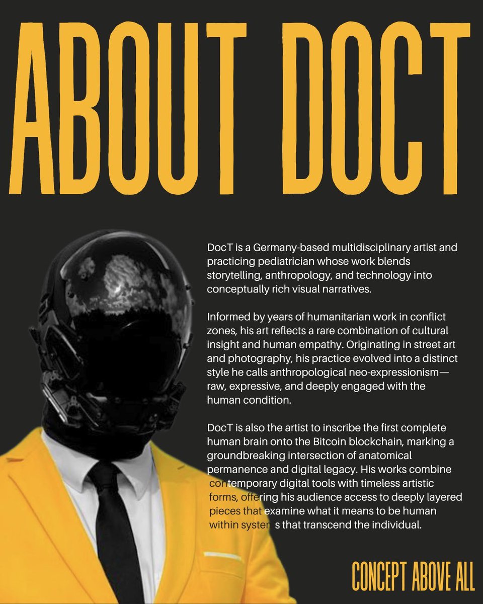 Get ready, my feed is going to be yellow until this artists' latest collection mints out 🟡

Get to know <a href="/DocT___/">DocT 🟡</a>