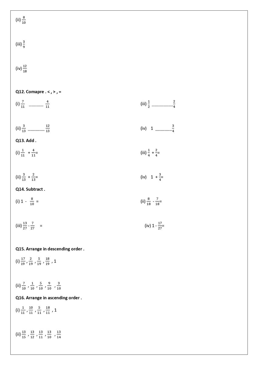 siddhi_tutorial's tweet image. 📘 Class IV – ICSE Mathematics
Chapter 07: Fractions

Learn with clear concepts &amp;amp; simple explanations:

📍 Address: Kalinga Vihar, Bhubaneswar
📞 Contact: 9861902023

👉 Join Siddhi Tutorials today and make Mathematics easy &amp;amp; scoring!

#SiddhiTutorials
#Class4Maths
#Fractions