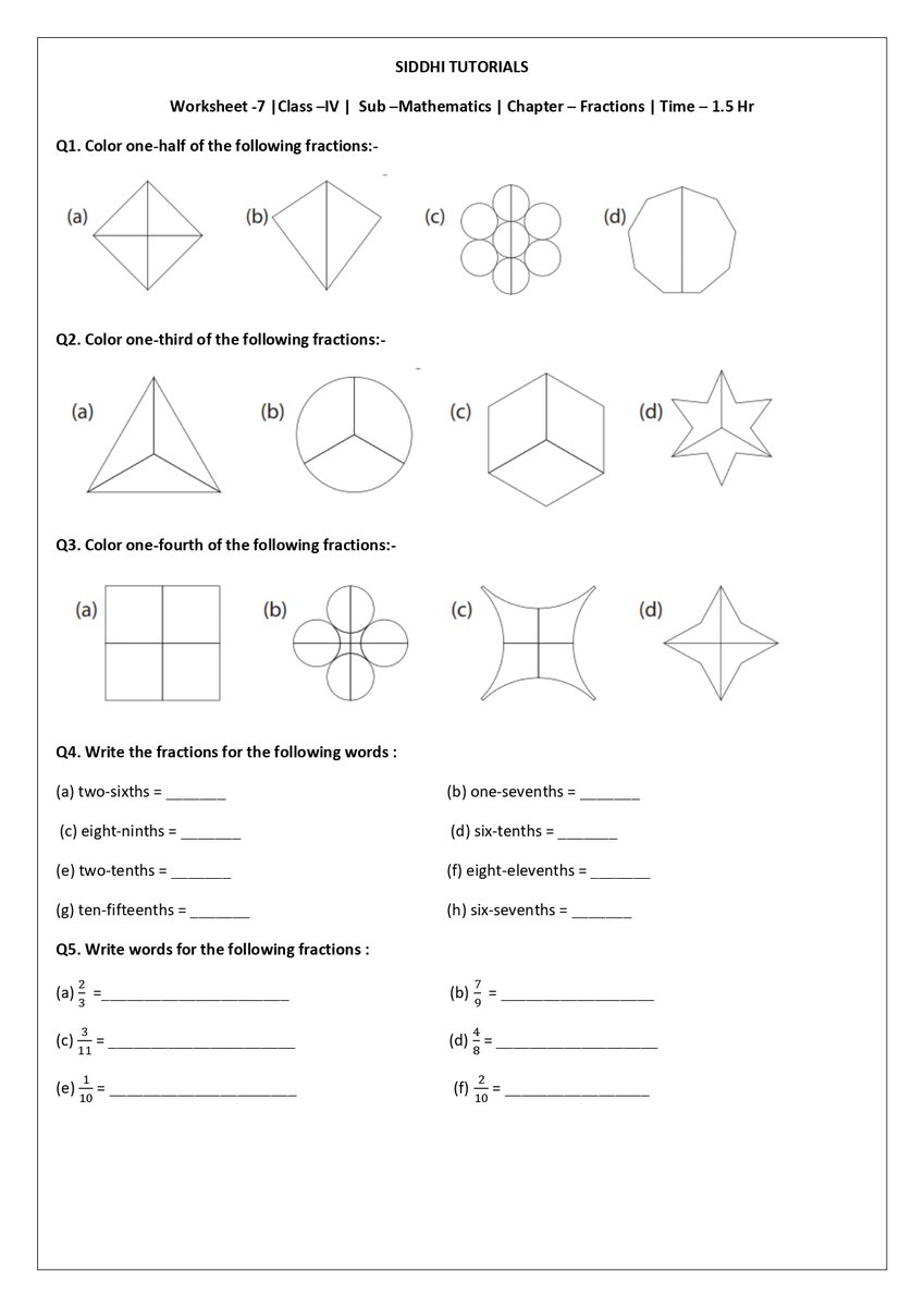 siddhi_tutorial's tweet image. 📘 Class IV – ICSE Mathematics
Chapter 07: Fractions

Learn with clear concepts &amp;amp; simple explanations:

📍 Address: Kalinga Vihar, Bhubaneswar
📞 Contact: 9861902023

👉 Join Siddhi Tutorials today and make Mathematics easy &amp;amp; scoring!

#SiddhiTutorials
#Class4Maths
#Fractions