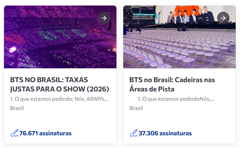 BARMYSTREAM's tweet photo. BORA, B-ARMY!

Queremos ver o assunto passando na timeline todo dia. Precisamos continuar fazendo barulho antes da abertura das vendas

🔗 Cadeiras na pista: https://t.co/vrBSFZPf0P
🔗 Contra taxas abusivas: https://t.co/LaQur5rRGL

@BIGHIT_MUSIC 
@TicketmasterBR 
@LiveNationBR
@ErikakHilton 
@cortezpsol 
@proconspoficial
BTS 2026 WORLD TOUR
TAXAS JUSTA NOS SHOWS BR
#TaxasJustasNosShowsBR
#CadeirasNasPistasBTS
#SegurançaProBARMY
#BTSBrasil2026
#BTSNoBrasil
#TicketMasterUmaFraude
#NaoAoCambista
#FasMerecemRespeito