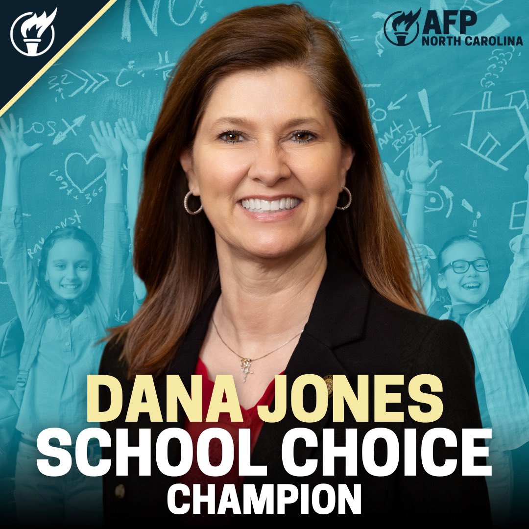 caudilljones's tweet photo. Honored to be named a School Choice Champion by @AFPNC School choice is about parents and students finding the learning environment that fits their needs. Just as families choose their doctors and churches, that are best for them, they deserve the same freedom in education. https://t.co/LK5mccTa1X