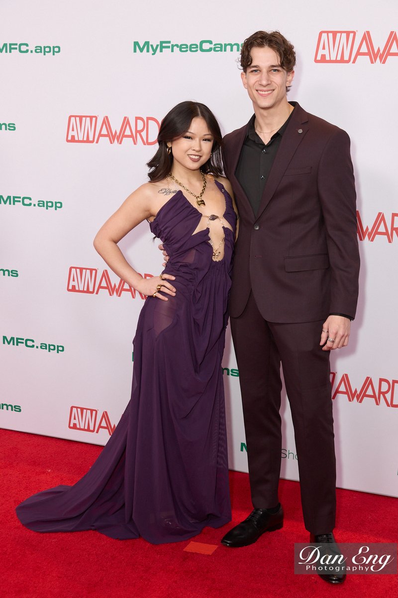 DanEngPhotos's tweet photo. AVN @avnawards 2026 red carpet with @luluchuofficial @xParkerAmbrose https://t.co/xRSri3ApAd