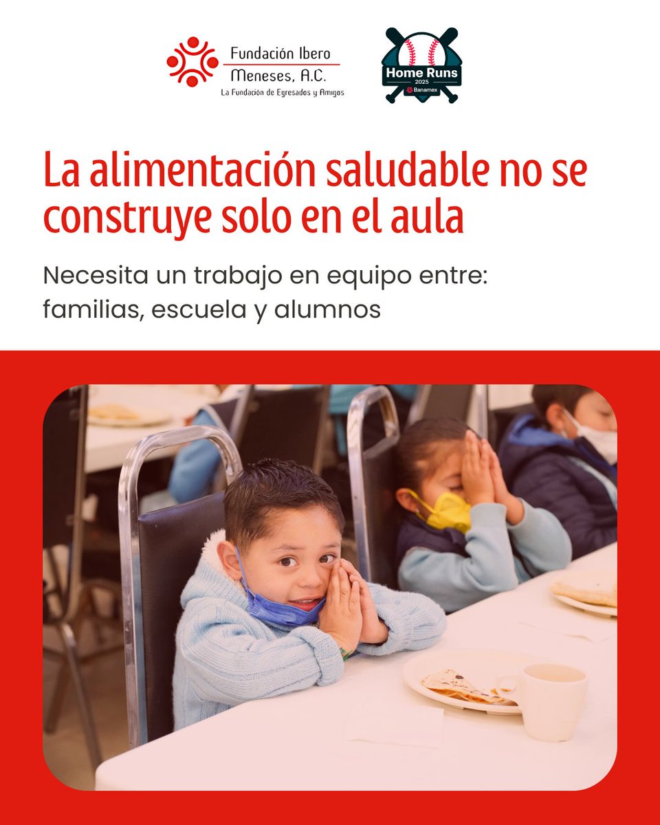 🤝 Cuando casa y escuela avanzan juntas, los cambios son más sostenibles y el impacto es mayor.

Con el apoyo de Home Runs Banamex 2025, seguimos impulsando una comunidad escolar más informada, unida y saludable.

<a href="/fomento_social/">Fomento Social Banamex, A.C.</a> 

#LogrosCompartidos #HomeRuns2025