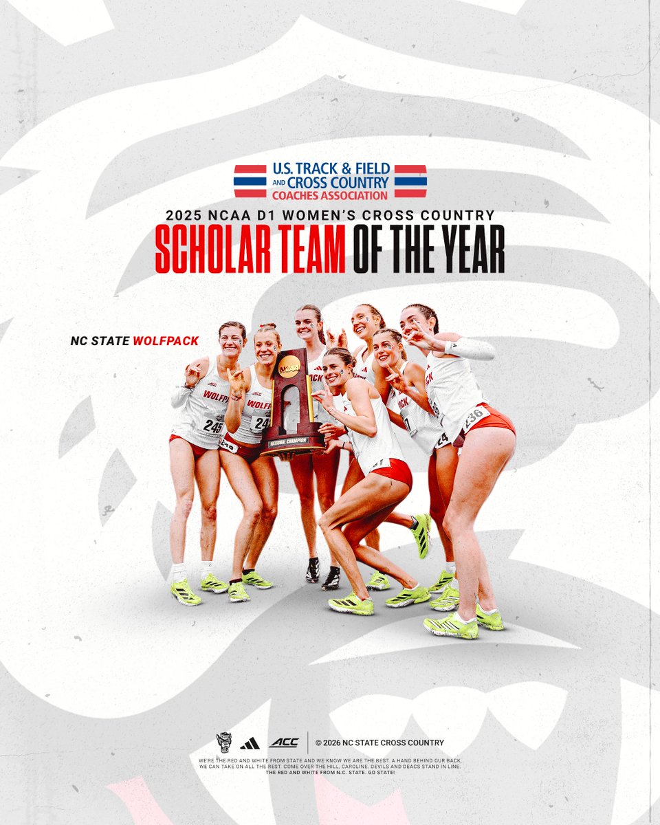 Wolfpack_TFXC's tweet image. Hard work pays off 📚

#WolfpackXC | #GoPack