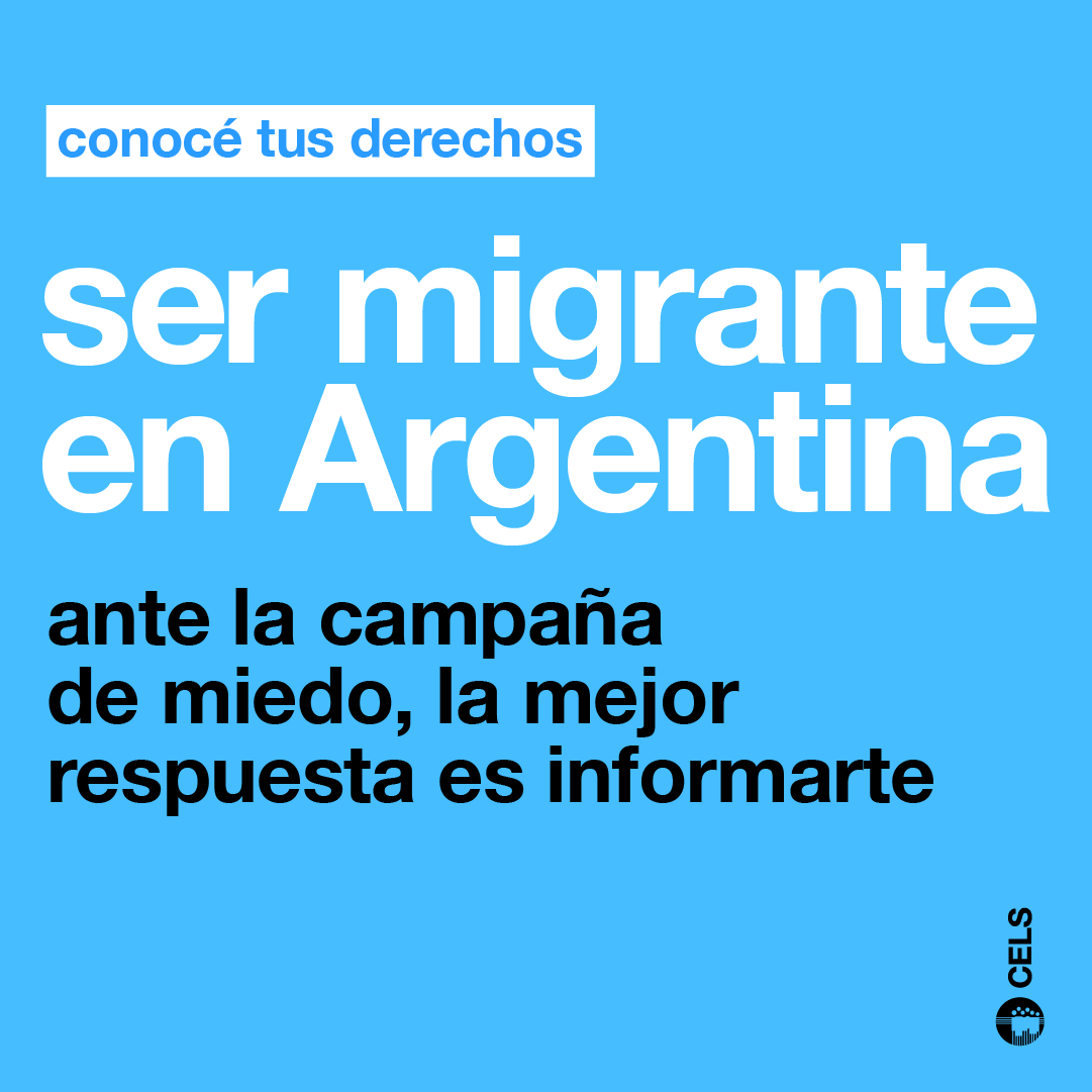 👀Si sos migrante no tengas miedo, tené información. Y asesorate.

En este hilo te contamos cuáles son tus derechos👇