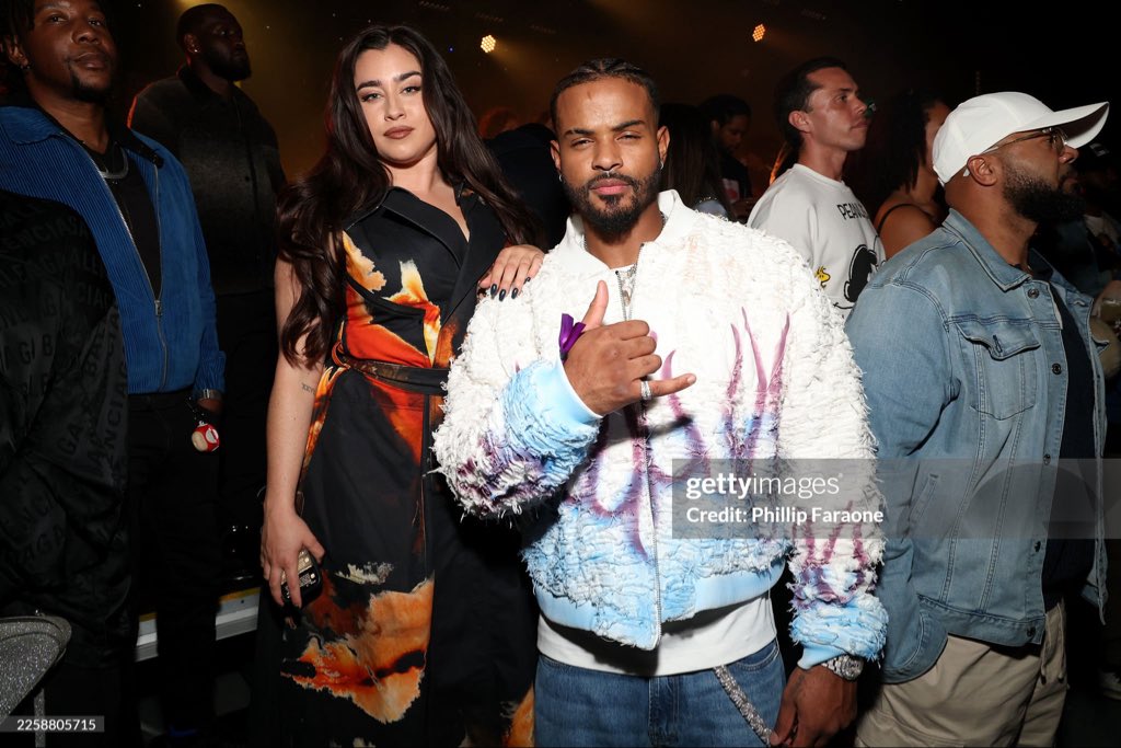 LMJUMedia2's tweet photo. #PHOTO |  Lauren Jauregui and Trevor Jackson attend Ty Dolla $ign &amp; Friends - The EZMNY JammJam Presented By Amazon Music &amp; Jammcard at WePlay Studios on January 28, 2026 in Inglewood, California. (📸 Phillip Faraone/Getty Images for Amazon Music) https://t.co/gqFZku9eOT