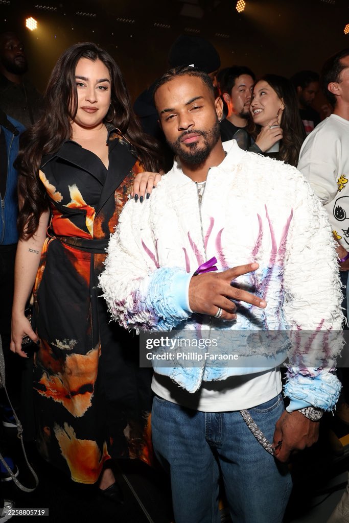 LMJUMedia2's tweet photo. #PHOTO |  Lauren Jauregui and Trevor Jackson attend Ty Dolla $ign &amp; Friends - The EZMNY JammJam Presented By Amazon Music &amp; Jammcard at WePlay Studios on January 28, 2026 in Inglewood, California. (📸 Phillip Faraone/Getty Images for Amazon Music) https://t.co/gqFZku9eOT