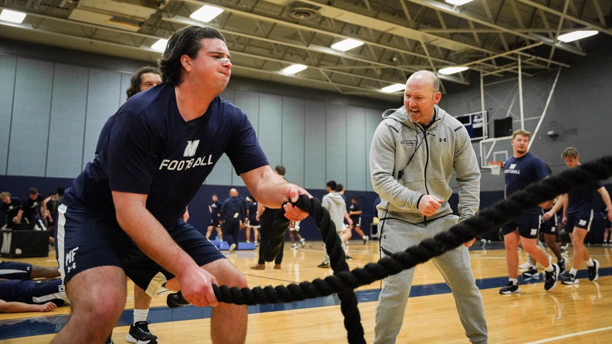 MUHawksFB's tweet photo. Work's already started 😤

#FlyHawks || @CAAFootball https://t.co/0OEZ3fSmb5