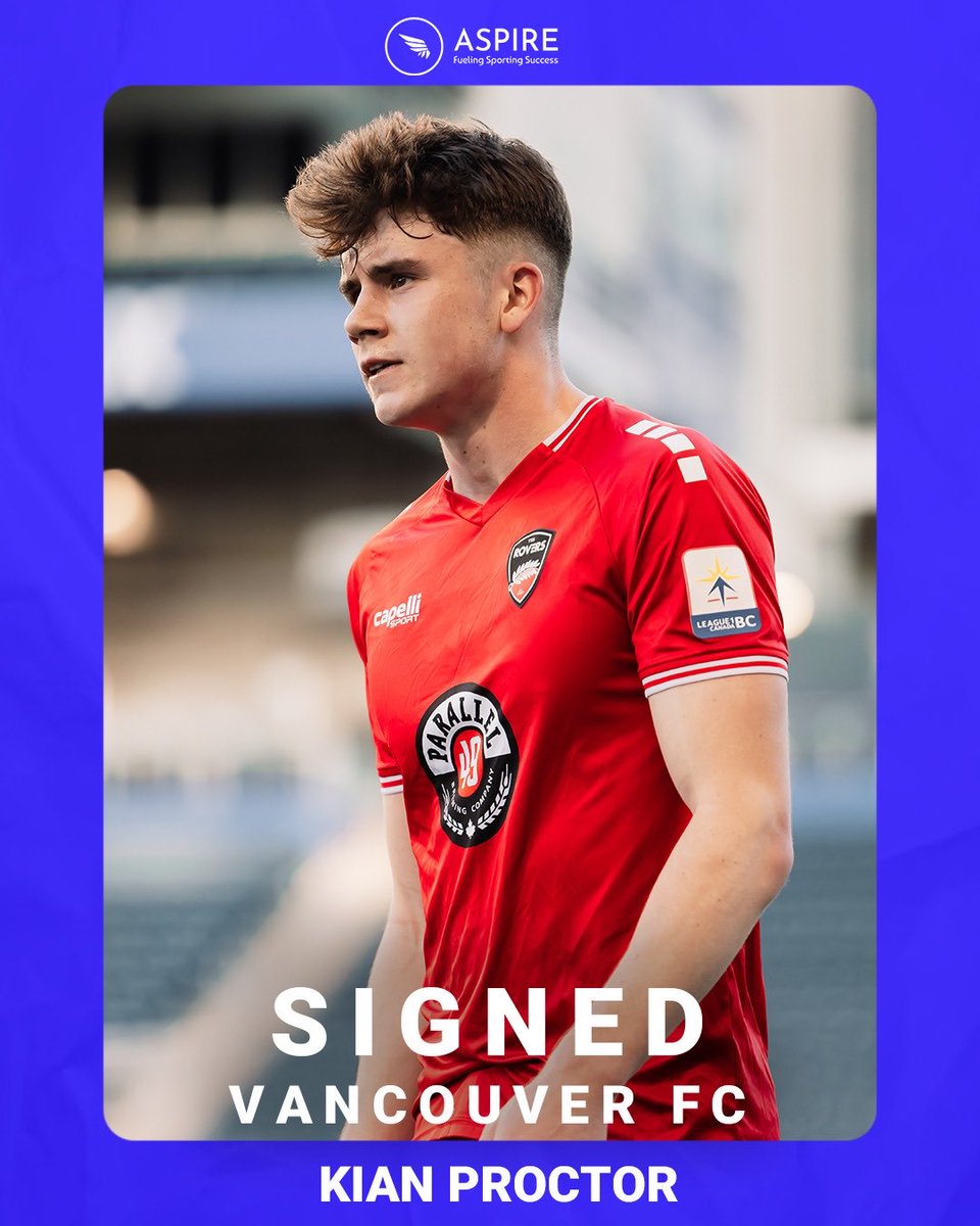 Pleased to announce the signing of Kian Proctor to #VancouverFC!

Kian played  <a href="/SFUMSOC/">SFU Men's Soccer</a> recording 8G 4A in 33 games. 2025 the #gnacmsoc Co-Defensive Player of the Year

Kian selected in the <a href="/BCPLSoccer/">British Columbia Premier League</a> Kamloops International Cup squad vs <a href="/NFFC/">Nottingham Forest</a> U-21 in 2025

Congratulations Kian!