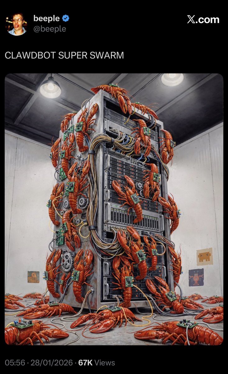 $CLAWD

This is a powerful LLM that recently went mega-viral. The coin blew up after being named after the bot “clawdbot.”

The creator changed his name to moldy purely because of the coin, and after it ran to 16M, people panic sold it all the way to zero over the name change.