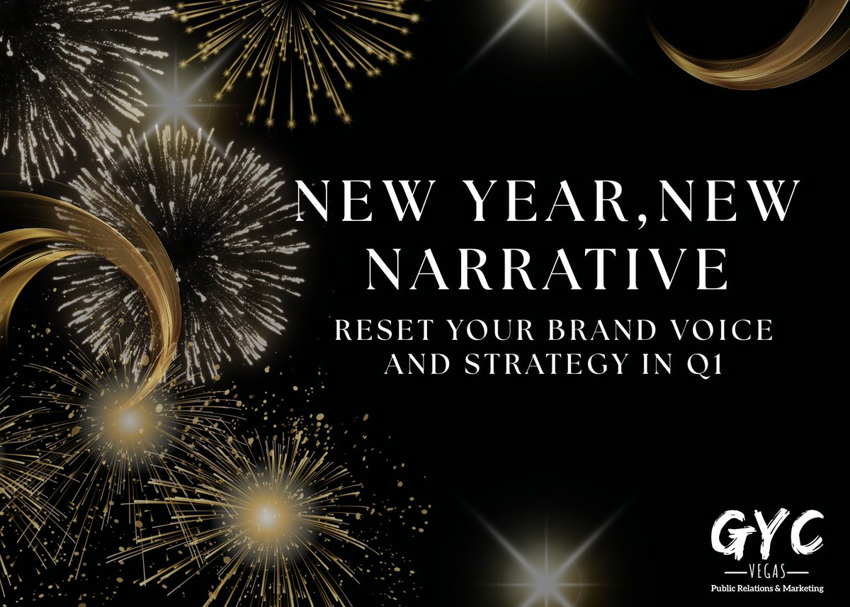 New year, new perspective. Our latest blog is live!💡 Discover 5 ways to refresh your brand narrative and start 2026 strong.
Read more: gycvegas.com/blog/new-year-…