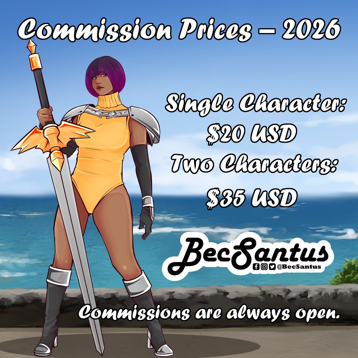 Commision Prices 2026