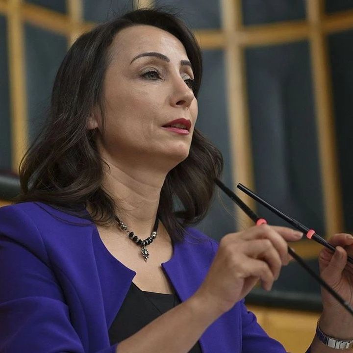 gundem_turkce's tweet image. DEM Parti Eş Genel Başkanı Tülay Hatimoğulları: 

"Biz Türkmenlere bir zarar geldiğinde susacak mıyız?"