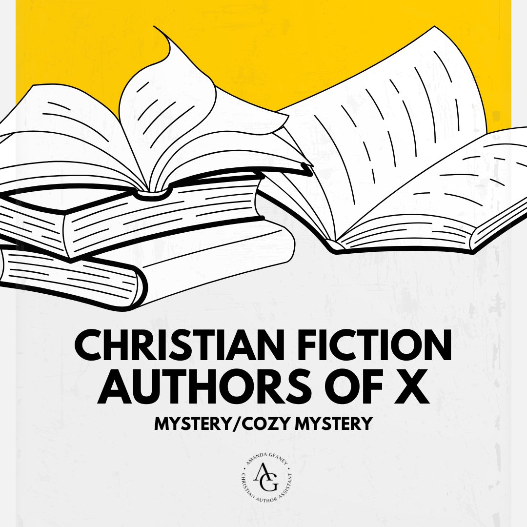Continuing my series spotlighting Christian fiction authors who are active on X, I am sharing authors who write mystery and cozy mystery.

The goal is to help readers find authors in the genres they enjoy and to help authors connect with one another.

<a href="/aflowerwriter/">Amanda Flower</a>