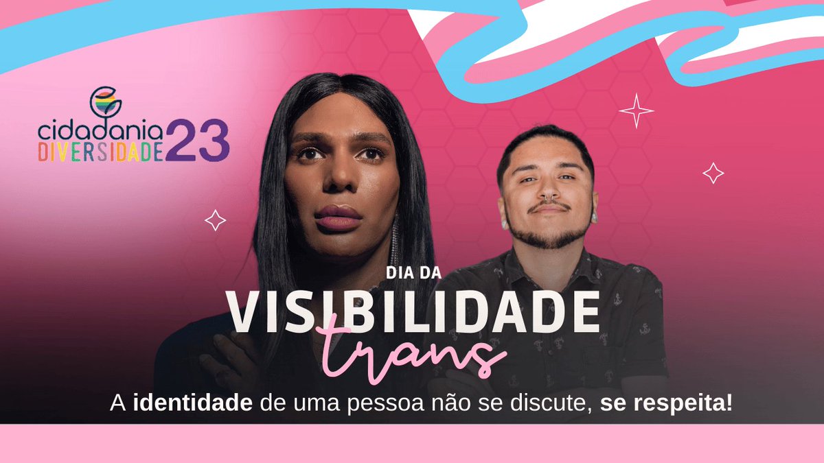 Dia da Visibilidade Trans. Existir é um direito. Viver com dignidade é urgente
cidadania23.org.br/2026/01/dia-da…