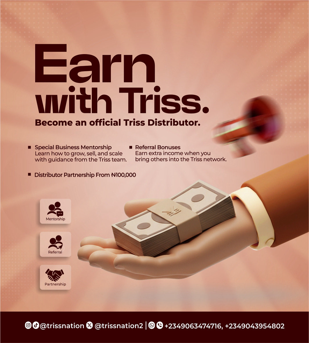 trissnation2's tweet photo. Have you been looking for a simple way to earn extra income without starting from scratch⁉️ This might be exactly what you have  been waiting for!😍

TRISS is ready to bring more people on board. You don’t need to have everything figured out, we are here to help you. https://t.co/E9oEY2yjP8
