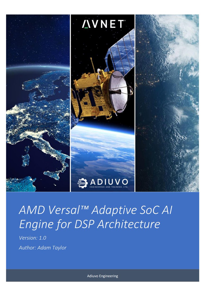 ATaylorFPGA's tweet photo. Want to learn about how you can use the Versal AI engines for DSP. 

I wrote a technical white paper here on it 

https://t.co/cpfvZJe7SC
