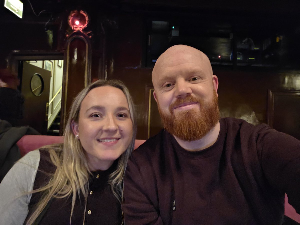 JimBobCow's tweet photo. Had such a fun time on Friday to see @ChrisMoyles and @domisatwit, what a night, what a show, Chesney singing and the amazing finale with @TheTommyCannon was unbelievable and very emotional. So happy me and our lass got to see you all https://t.co/OwbQpvnpf8