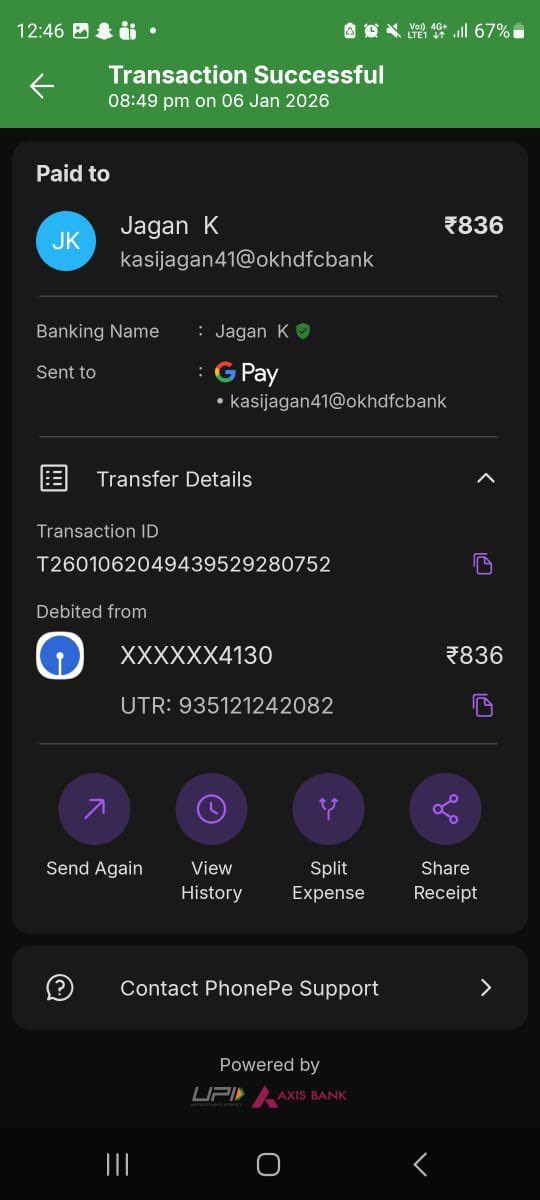 saxisam's tweet photo. Quite disappointed! #RapidoScam My Cab Trip total was supposed to be Rs. 736. Captain forced me to pay an extra Rs. 100 on arrival. I had to pay a total of Rs. 836. Kindly take the necessary action. @RapidoCares @rapidobikeapp
Ride ID: #RD17677059325968240 https://t.co/4WpjLZ7sbu