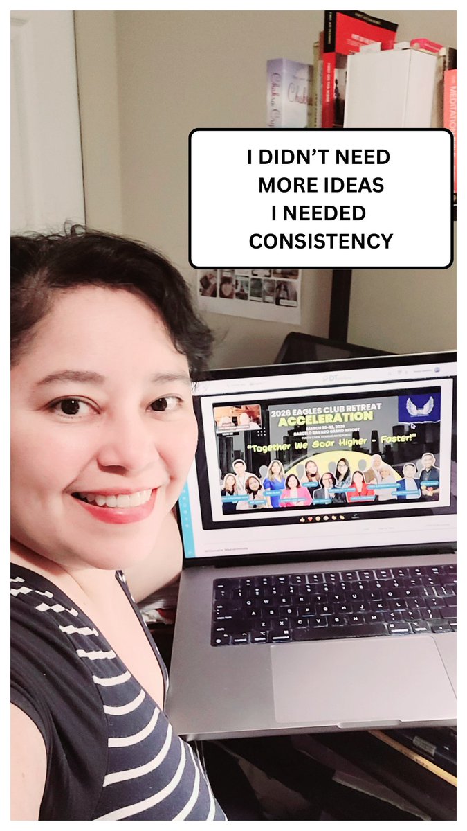 SandyCabal20248's tweet photo. I Didn’t Need More Ideas, I Needed Consistency

I didn’t need another idea.
I needed something that worked on tired, real-life days.
Family. Responsibilities. Building anyway.
Slow progress > hustle culture.

If you’re a Latina craving consistency, this might resonate. https://t.co/2ZPCnRj4GE