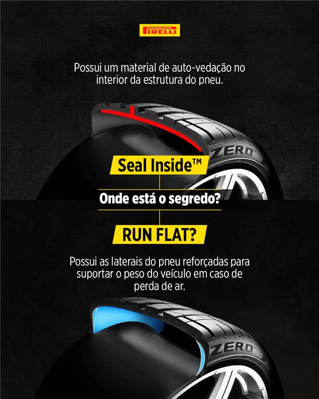 Você sabe qual tecnologia melhor se adapta ao seu estilo de dirigir?

Embora ambas garantam que você não pare no caminho, o Seal Inside™ e o RUN FLAT possuem funcionamentos diferentes para proteger sua jornada.

Preparamos este guia comparativo para você entender qual escolher