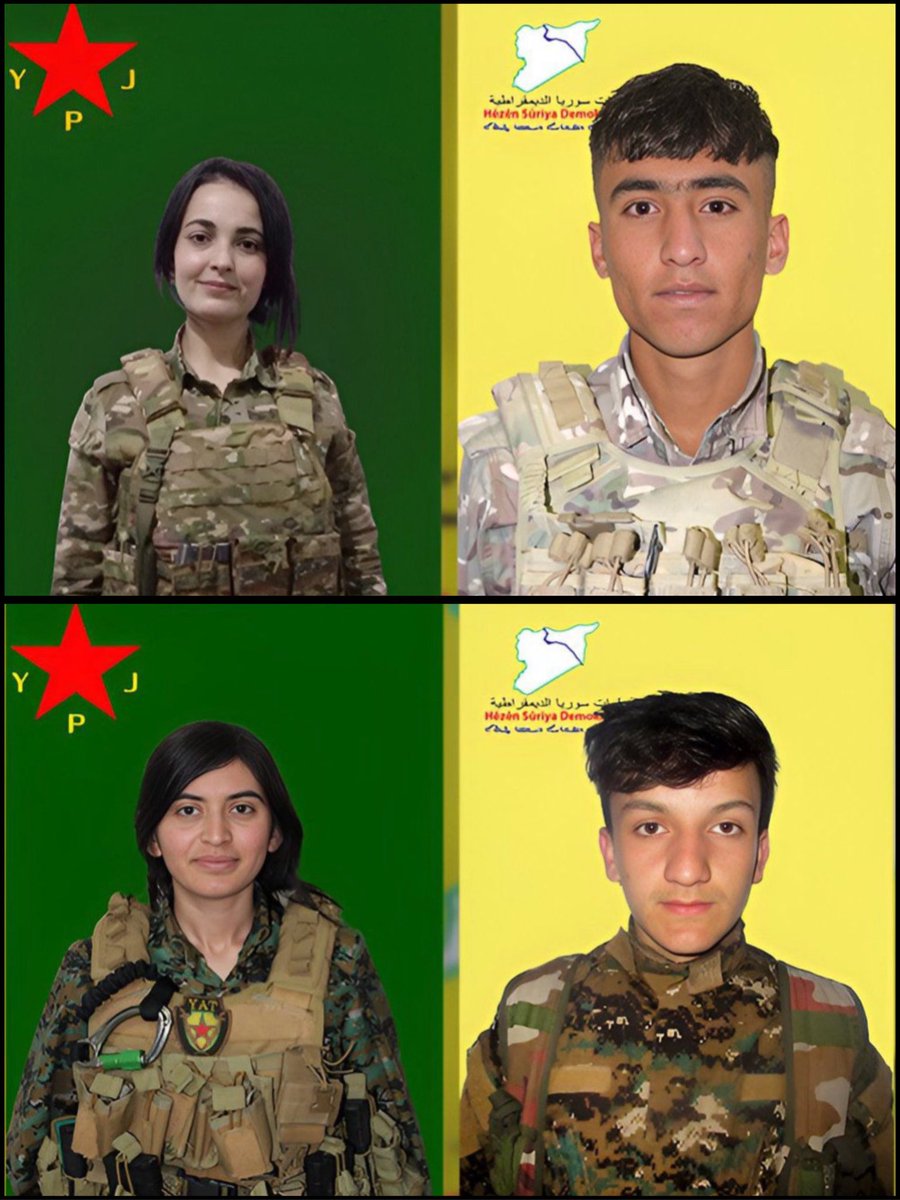 Suriye’nin kuzeyinde PKK’lı 4 şahıs telef edildi.