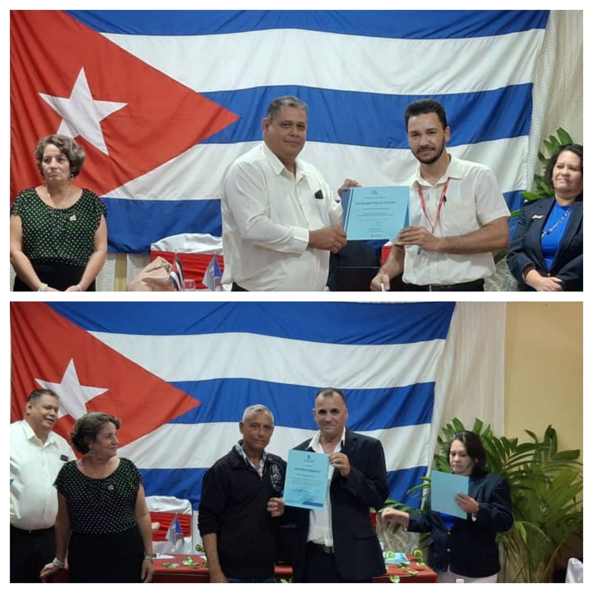 ✨Con el merecido reconocimiento a los más destacados y un homenaje a #FidelPorSiempre en el año de su centenario concluyó una mañana de intercambio que analizó resultados del 2025 y proyecciones de cara al 2026 de <a href="/ETECSA_Cuba/">ETECSA</a> en #HolguínSí.<a href="/LuisArnolis/">DrC.Luís Arnolis Reyes Ramirez</a> <a href="/DarquirisC/">Darquiris Sánchez Castro</a>