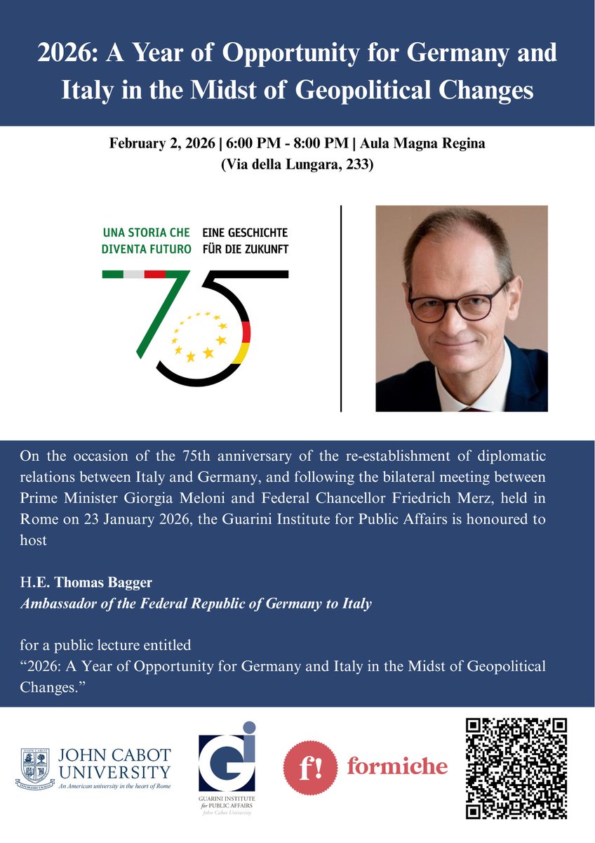 Guarini Institute for Public Affairs tweet media