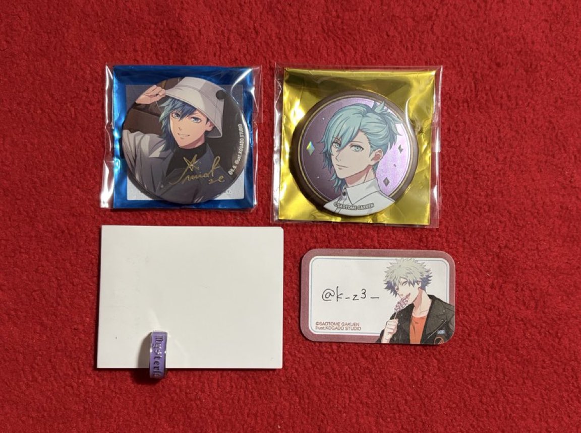 交換譲渡】うたプリ 缶バッジ BS スイパラ ライエモ タブナイ リング