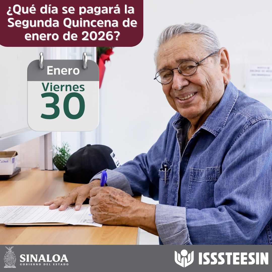 Te recordamos que el pago de la segunda quincena se realiza de acuerdo al calendario de programación de transferencia de recursos del (FAFEF),  y que para el mes en curso establece el día 𝘃𝗶𝗲𝗿𝗻𝗲𝘀 𝟑𝟎 𝗱𝗲 𝐞𝐧𝐞𝐫𝐨 𝗱𝗲 𝟮𝟬𝟮𝟔
